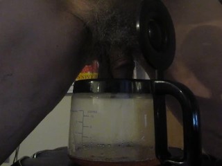 Peeing in a Coffee Carafe!