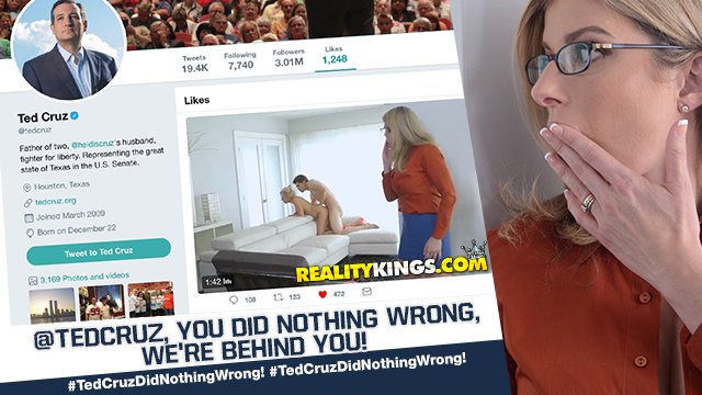 porn video thumbnail for: Ted Cruz Did Nothing Wrong! - Cory Chase liked by Ted Cruz