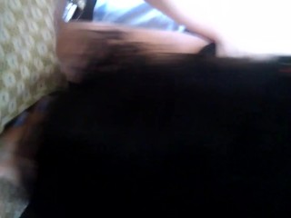 Lost and found: Ex gf tries to deepthroat_bbc for first_time