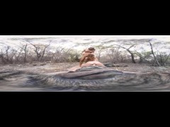 VR BANGERS-Anya Olsen&Courtney Taylor fucking in the WOODS