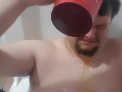 Tasting my piss and pouring it on my head
