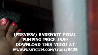 barefoot pedal pumping