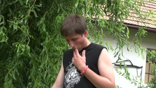 Village Boys in Blowjob Action