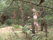Preview 2 of busty stepmom loves sex in nature