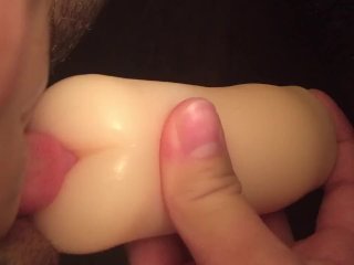 Ftm huge cock fucks pocket ass