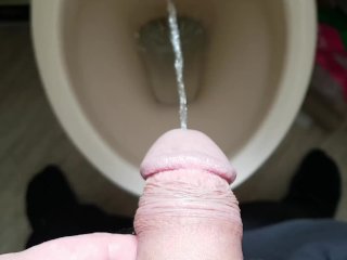 glans, solo male, pissing, dick