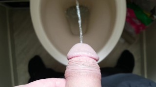 I'm Pulling My Foreskin Back And Pissing