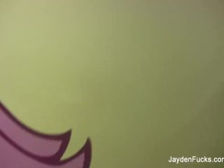 Dressing_room masturbation with Jayden_Jaymes