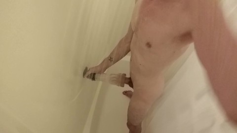 FULL VIDEO straight jacking cock in shower fleshjack toy fun fleshlight wet