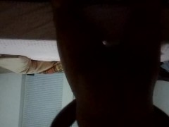 Newark, NJ Teen Practicing His Strokes On Pillow (10-30-2016)