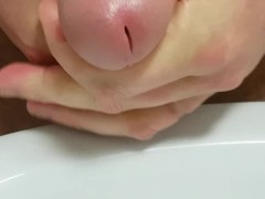 Sensual erotic ultra slow cock head and foreskin massage until I cum