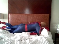 spiderman humped by stocking faced spiderman