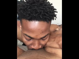 morning head, interracial, eating pussy, oral