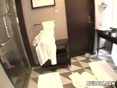 Why not fondle her muff once in the shower