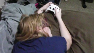 GINGER BITCH AN 18-Year-Old GAMER WAS FUCKED WHILE PLAYING PLANTS VS ZOMBIES PART 1