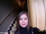 Preview 6 of PUBLICKICK com - LITTLECAPRICE Blowjob close to the HOTEL-RECEPTION : Little Caprice