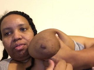 Sucking my nipples