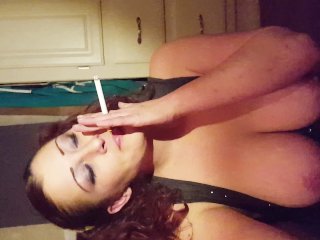 Asking daddy for a light!