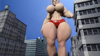 Giantess Of Muscles Stroll