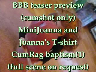 BBB Preview: Mini Joanna & Joanna's Tshirt CumRag Baptism (1 of 2)