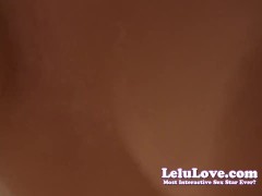 lelu love-nerdy girl cum on glasses HD