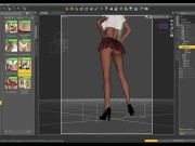 Preview 3 of Affect3D Tutorial Series: Daz3D Clothing and Posing Tweaks