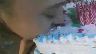 Cumming Honey On Her Birthday