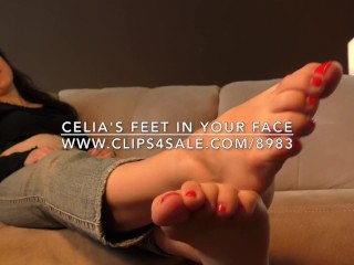 Celia's Feet in your Face - Www.c4s.com/8983/16739088