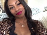 Preview 4 of ASMR - Kissing You - Black Stockings - EbonyLovers
