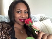 Preview 5 of ASMR - Kissing You - Black Stockings - EbonyLovers
