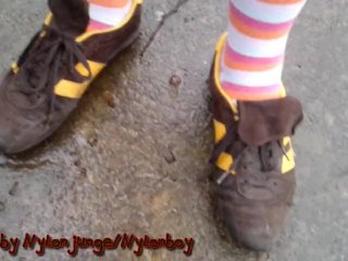 Sports in Striped Socks and Sneakers (New Year Special 1)