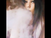 Preview 1 of Sexy Vape Girl Stiptease