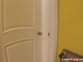 Fun behind the scenes with Asian hottie London Keyes