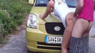 Outdoor-Public-Sex-Caught-In-Germany Couple