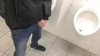 A Quick Pee In The Urinal