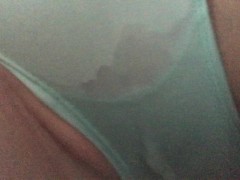 Pissing my pretty blue panties 1/16