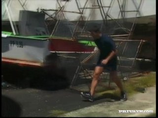 Ebony Beauty Bagheera Is Fucked by a Hard White Cock