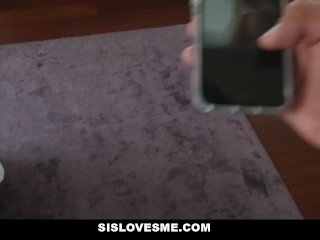 SisLovesme - Grounded Step-Sis Fucked After Sneaking Out