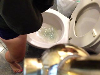 This girl loves to piss!