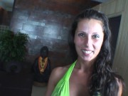 Preview 1 of Hot receptionist of a massage spa fucking with a client