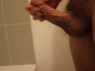 New Cumshot video from my thick hard cock pumping a big cum load