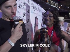 AVN 2016 - Dillion Harper and Skylar Nicole Interviews - Screenshot 7 of 16 - Raven