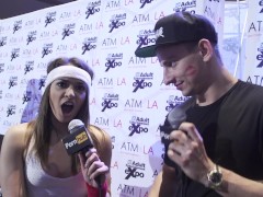 AVN 2016 - Sunny Lane and Sara Luvv Interviews - Screenshot 16 of 16 - Latina