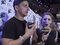 AVN 2016 - Sunny Lane and Sara Luvv Interviews - Screenshot 7 of 16 - Natural Tits