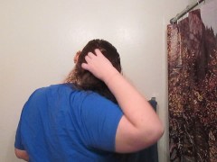 Hair Journal: Combing Long Curly Strawberry Blonde Hair - Week 6 (ASMR)