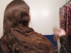 Hair Journal: Combing Long Curly Strawberry Blonde Hair - Week 7 (ASMR)