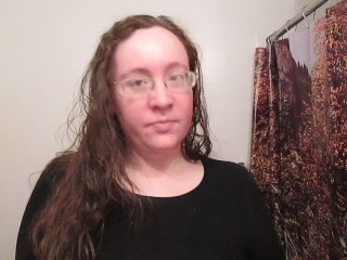 chubby, amateur, glasses, combing hair