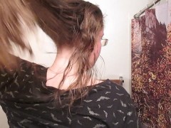Hair Journal: Combing Long Curly Strawberry Blonde Hair - Week 14 (ASMR)