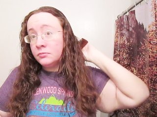 Creating Pig Tails with Long Curly Hair
