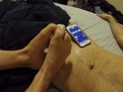 Preview 6 of Sexy Footjob...How long would you last? She makes me explode on her toes